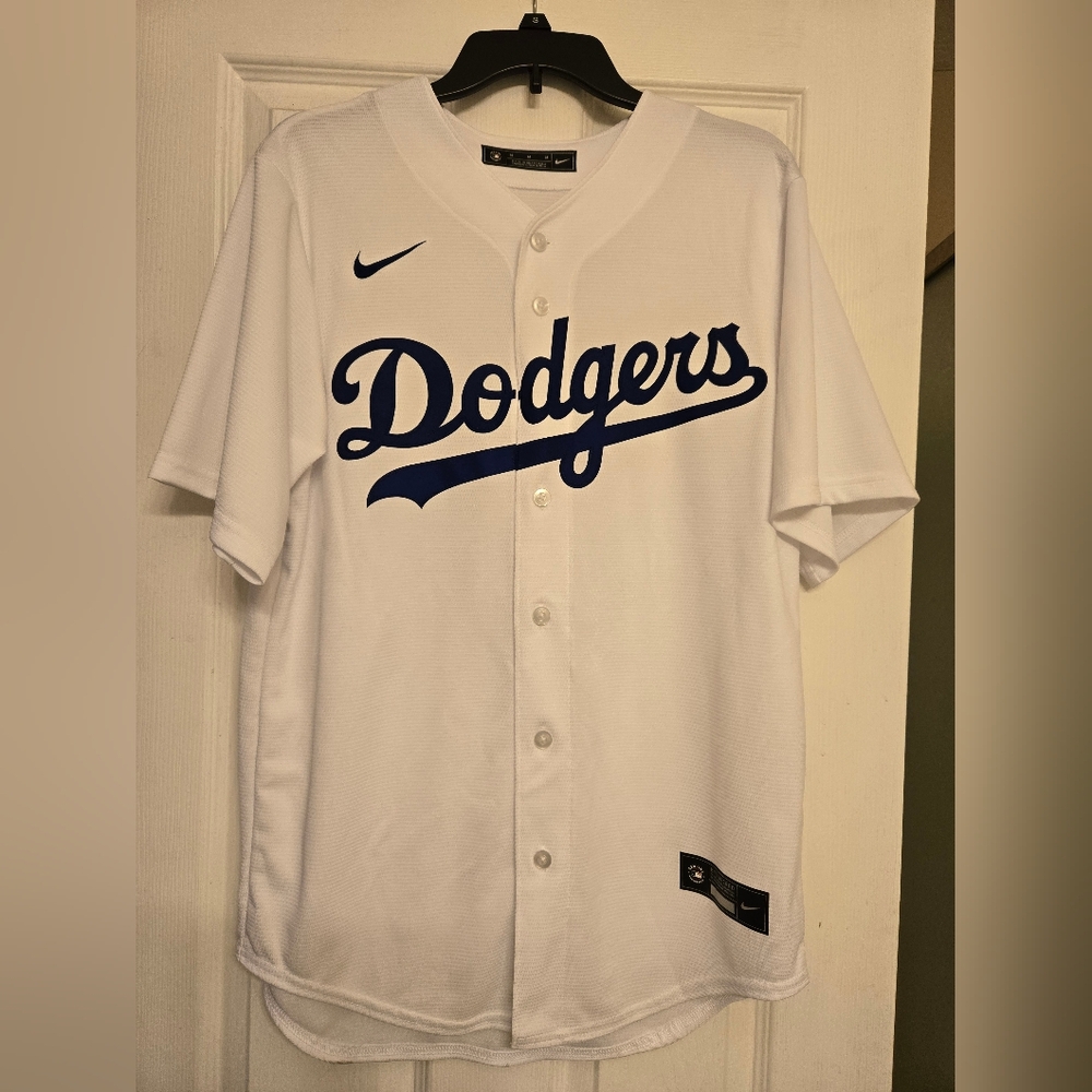 Nike White Dodgers Baseball Jersey